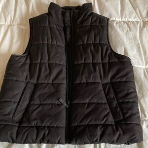 Black Puffer Vest